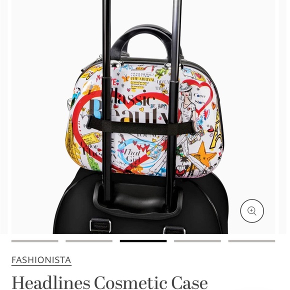 Brighton-Headlines Cosmetic Case - Picture 2 of 8